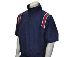Smitty Traditional Half-Zip Short Sleeve Umpire Jacket - Navy And Red 9 Smitty Traditional Half-Zip Short Sleeve Umpire Jacket - Navy And Red -Umpattire S324 N R W Smitty Traditonal Half Zip Short Sleeve Umpire Jacket Navy and Red 1