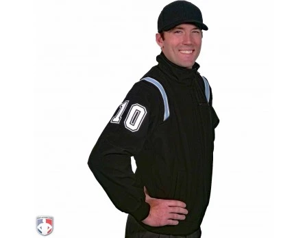 Smitty Major League Style Fleece Lined Umpire Jacket - Black And Polo Blue 6 Smitty Major League Style Fleece Lined Umpire Jacket - Black And Polo Blue - Image 4
