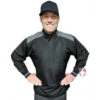 Smitty Major League Replica Convertible Umpire Jacket - Black With Charcoal Grey