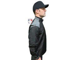 Smitty Major League Replica Convertible Umpire Jacket - Black With Charcoal Grey 9 Smitty Major League Replica Convertible Umpire Jacket - Black With Charcoal Grey -Umpattire S340 Smitty Major League Replica Convertible Umpire Jacket Black with Charcoal Grey side