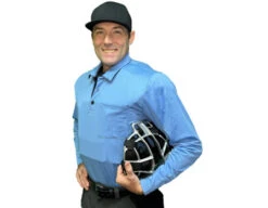 Smitty V3 Major League Replica Long Sleeve Umpire Shirt - Sky Blue With Black 9 Smitty V3 Major League Replica Long Sleeve Umpire Shirt - Sky Blue With Black -Umpattire S350 SB Smitty V3 Major League Replica Long Sleeve Umpire Shirt Sky Blue with Black plate angle
