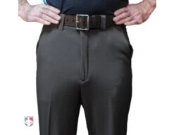 Smitty Performance Poly Spandex Charcoal Grey Flat Front Umpire Base Pants With Expander Waistband 9 Smitty Performance Poly Spandex Charcoal Grey Flat Front Umpire Base Pants With Expander Waistband -Umpattire S356 Smitty Performance Poly Spandex Charcoal Grey Flat Front Umpire Base Pants front