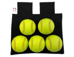 Smitty Oversized Softball Umpire Ball Bag -Umpattire S363 BK Smitty Deluxe Softball Umpire Ball Bag With Balls 0.5x