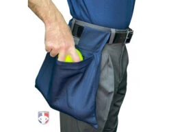 Smitty Oversized Softball Umpire Ball Bag -Umpattire S363 N Smitty Deluxe Softball Umpire Ball Bag Navy With Reach