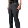 Smitty Tapered Poly Spandex Charcoal Grey Flat Front Umpire Base Pants -Umpattire S364X DG Smitty Tapered Poly Spandex Charcoal Grey Flat Front Umpire Base Pants 1