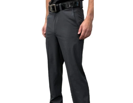 Smitty Tapered Poly Spandex Charcoal Grey Flat Front Umpire Base Pants 3 Smitty Tapered Poly Spandex Charcoal Grey Flat Front Umpire Base Pants