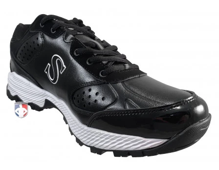 Smitty V2 Black & White Umpire / Referee Field Shoes 8 Smitty V2 Black & White Umpire / Referee Field Shoes - Image 6