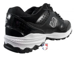 Smitty V2 Black & White Umpire / Referee Field Shoes 15 Smitty V2 Black & White Umpire / Referee Field Shoes -Umpattire SM FIELDv2 Smitty V2 Black White Umpire Referee Field Shoes heel inside
