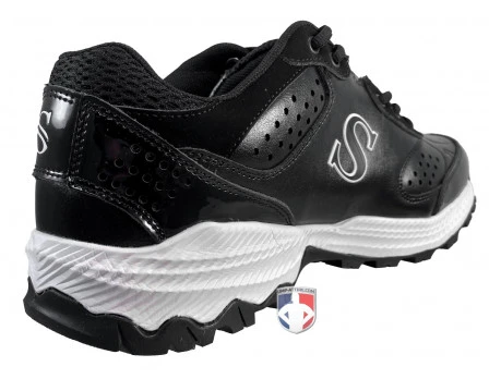 Smitty V2 Black & White Umpire / Referee Field Shoes 7 Smitty V2 Black & White Umpire / Referee Field Shoes - Image 5