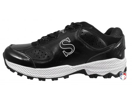 Smitty V2 Black & White Umpire / Referee Field Shoes 4 Smitty V2 Black & White Umpire / Referee Field Shoes - Image 2