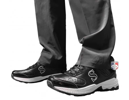 Smitty V2 Black & White Umpire / Referee Field Shoes 11 Smitty V2 Black & White Umpire / Referee Field Shoes - Image 9
