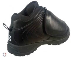 Smitty All-Black Mid-Cut Umpire Plate Shoes 15 Smitty All-Black Mid-Cut Umpire Plate Shoes -Umpattire SM Plate Back Angled Inside