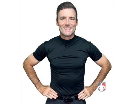 ThighPro Locked In Mock Neck Short Sleeve Compression Shirt 3 ThighPro Locked In Mock Neck Short Sleeve Compression Shirt