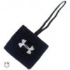 Under Armour 3" Black Sweatband Referee Down Indicator -Umpattire UA DOWN BK Angled