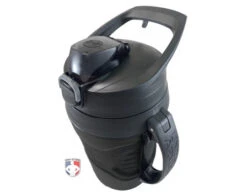 Under Armour Playmaker Half-Gallon Water Bottle -Umpattire UA SIDELINE BK Under Armour Playmaker Half Gallon Water Bottle lid closed