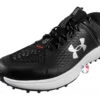 Under Armour Yard Turf Black & White Field Shoes -Umpattire UA YT Under Armour Yard Turf Black White Field Shoes Charged Default wm 1
