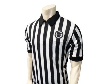 Minnesota (MSHSL) 1" Stripe Body Flex Short Sleeve Lacrosse Referee Shirt