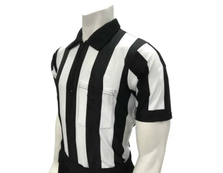 Smitty 2 1/4" Stripe Body Flex Short Sleeve Football Referee Shirt 3 Smitty 2 1/4" Stripe Body Flex Short Sleeve Football Referee Shirt