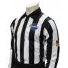 Georgia (GHSA) 2" Stripe Long Sleeve Referee Shirt 1 Georgia (GHSA) 2" Stripe Long Sleeve Referee Shirt -Umpattire USA121GA
