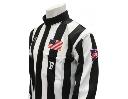 Smitty CFO College 2" Fleece-Lined Cold Weather Football Referee Shirt 7 Smitty CFO College 2" Fleece-Lined Cold Weather Football Referee Shirt - Image 5