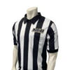 New Jersey (NJSIAA) 2 1/4" Stripe Body Flex Short Sleeve Football And Lacrosse Referee Shirt -Umpattire USA137NJ FLEX
