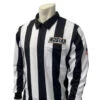 New Jersey (NJSIAA) 2 1/4" Stripe Long Sleeve Football And Lacrosse Referee Shirt -Umpattire USA138NJ