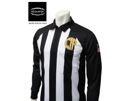 California (SFOA) 2 1/4" Stripe Cold Weather Water Resistant Football Referee Shirt 3 California (SFOA) 2 1/4" Stripe Cold Weather Water Resistant Football Referee Shirt