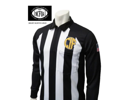 California (NCFOA) 2 1/4" Stripe Cold Weather Water Resistant Football Referee Shirt 3 California (NCFOA) 2 1/4" Stripe Cold Weather Water Resistant Football Referee Shirt