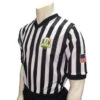 Ohio (OHSAA) 1" Stripe Body Flex Men's V-Neck Referee Shirt 1 Ohio (OHSAA) 1" Stripe Body Flex Men's V-Neck Referee Shirt -Umpattire USA200OH FLEX