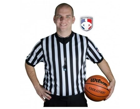 Smitty Dye Sublimated 1" Stripe V-Neck Referee Shirt With USA FLAG 5 Smitty Dye Sublimated 1" Stripe V-Neck Referee Shirt With USA FLAG - Image 3