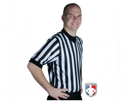 Smitty Dye Sublimated 1" Stripe V-Neck Referee Shirt With USA FLAG 6 Smitty Dye Sublimated 1" Stripe V-Neck Referee Shirt With USA FLAG - Image 4