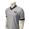 Arkansas (AOA) Body Flex Grey V-Neck Men's Referee Shirt 2 Arkansas (AOA) Body Flex Grey V-Neck Men's Referee Shirt -Umpattire USA205AR FLEX