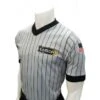 Louisiana (LHSOA) Grey V-Neck Wrestling Referee Shirt -Umpattire USA205LA Smitty Louisiana LHSOA Wrestling Referee Shirt