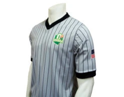 Ohio (OHSAA) Body Flex Grey V-Neck Wrestling Referee Shirt