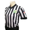 Ohio (OHSAA) 1" Stripe Body Flex Women's V-Neck Referee Shirt -Umpattire USA211OH FLEX