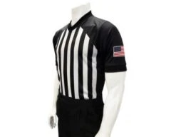 Smitty NCAA Performance Mesh Basketball Referee Shirt 11 Smitty NCAA Performance Mesh Basketball Referee Shirt -Umpattire USA216 Smitty NCAA Basketball Referee Shirt Front Angled 1