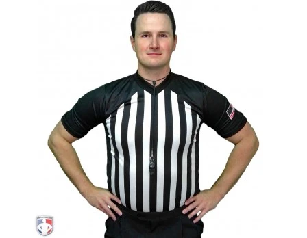 Smitty NCAA Performance Mesh Basketball Referee Shirt 4 Smitty NCAA Performance Mesh Basketball Referee Shirt - Image 2