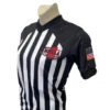 Mississippi (MHSAA) 1" Stripe Body Flex Women's Referee Shirt 2 Mississippi (MHSAA) 1" Stripe Body Flex Women's Referee Shirt -Umpattire USA226MS FLEX 1