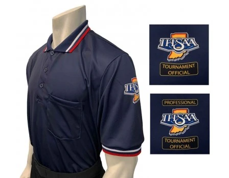 Indiana (IHSAA) Short Sleeve Umpire Shirt - Navy 3 Indiana (IHSAA) Short Sleeve Umpire Shirt - Navy