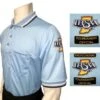 Indiana (IHSAA) Short Sleeve Umpire Shirt - Powder Blue 1 Indiana (IHSAA) Short Sleeve Umpire Shirt - Powder Blue -Umpattire USA300IN PB IHSAA Indana Umpire Shirt