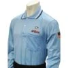 Alabama (AHSAA) Long Sleeve Umpire Shirt - Powder Blue 2 Alabama (AHSAA) Long Sleeve Umpire Shirt - Powder Blue -Umpattire USA301AL PB New Logo