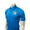 Iowa Girls (IGHSAU) Men's Short Sleeve Volleyball / Swimming Referee Shirt - Bright Blue