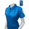 Kansas (KSHSAA) Women's Short Sleeve Volleyball Referee Shirt - Bright Blue 1 Kansas (KSHSAA) Women's Short Sleeve Volleyball Referee Shirt - Bright Blue -Umpattire USA402KS