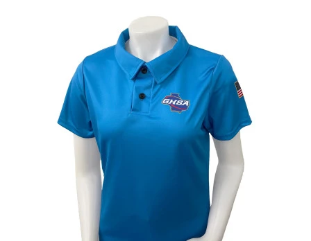 Georgia (GHSA) Women's Short Sleeve Volleyball Referee Shirt - Bright Blue 3 Georgia (GHSA) Women's Short Sleeve Volleyball Referee Shirt - Bright Blue