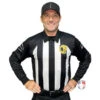 California (CHICO) 2 1/4" Stripe Cold Weather Water Resistant Football Referee Shirt -Umpattire USA729CHICO 1