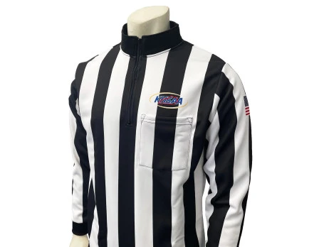 Kentucky (KHSAA) 2" Stripe Rainy Weather Long Sleeve Football Referee Shirt 3 Kentucky (KHSAA) 2" Stripe Rainy Weather Long Sleeve Football Referee Shirt
