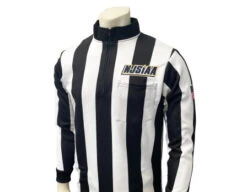 New Jersey (NJSIAA) 2 1/4" Stripe Rainy Weather Long Sleeve Football Referee Shirt