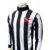 Iowa (IHSAA) 2 1/4" Stripe Foul Weather Football Referee Shirt 2 Iowa (IHSAA) 2 1/4" Stripe Foul Weather Football Referee Shirt -Umpattire USA730IAPicture 1296x