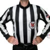 Rhode Island Football Officials Association (RIFOA) 2" Stripe Foul Weather Referee Shirt 2 Rhode Island Football Officials Association (RIFOA) 2" Stripe Foul Weather Referee Shirt -Umpattire USA730RI Rhode Island Football Officials Association RIFOA 2 Stripe Foul Weather Referee Shirt