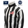 South Carolina (SCLOA) 2" Stripe Foul Weather Referee Shirt 2 South Carolina (SCLOA) 2" Stripe Foul Weather Referee Shirt -Umpattire USA730SCLOA South Carolina SCLOA 2 Stripe Foul Weather Referee Shirt 1